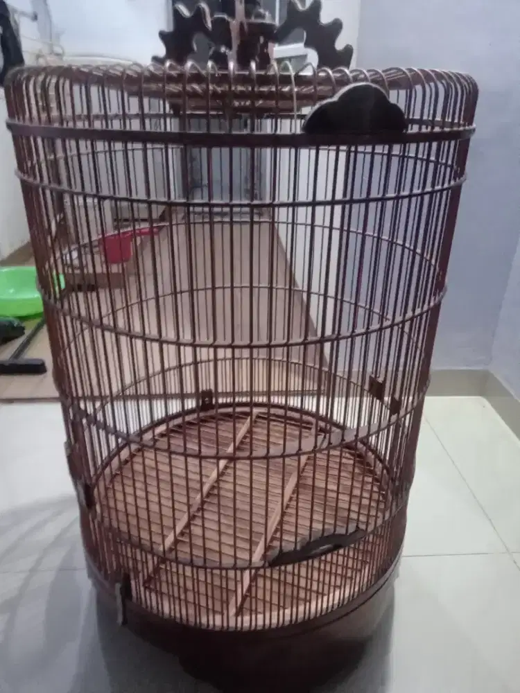 Jual kandang murai jati