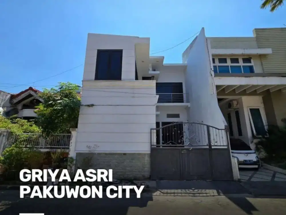 Rumah Griya Asri Pakuwon City  MINIMALIS STRATEGIS SIAP HUNI