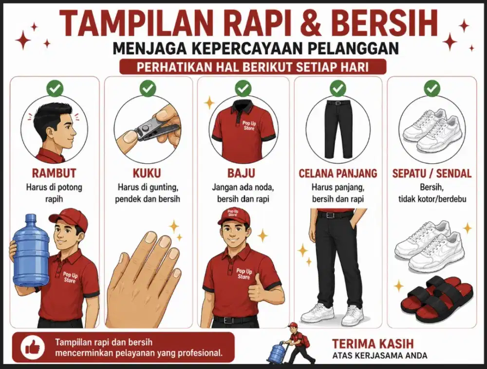 Loker Galon - kurir antar galon di apartemen