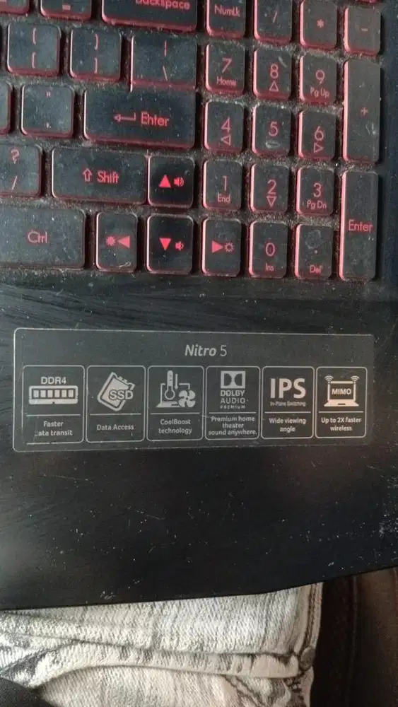 Acer Nitro 5 Core i-7 gen 7th