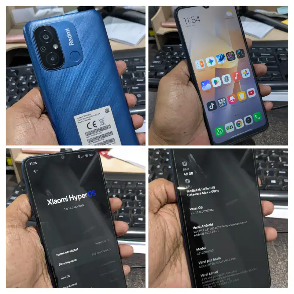Redmi 12C 4/128gb No Minus