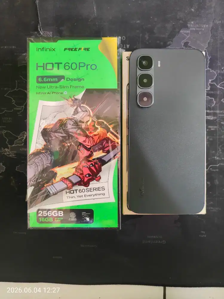 Infinik hot 60 pro 8/256 fullset no minus