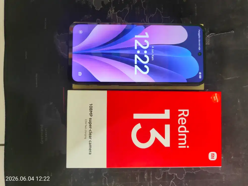 Redmi 13 ram 8/256 fullset no minus no cacad like new