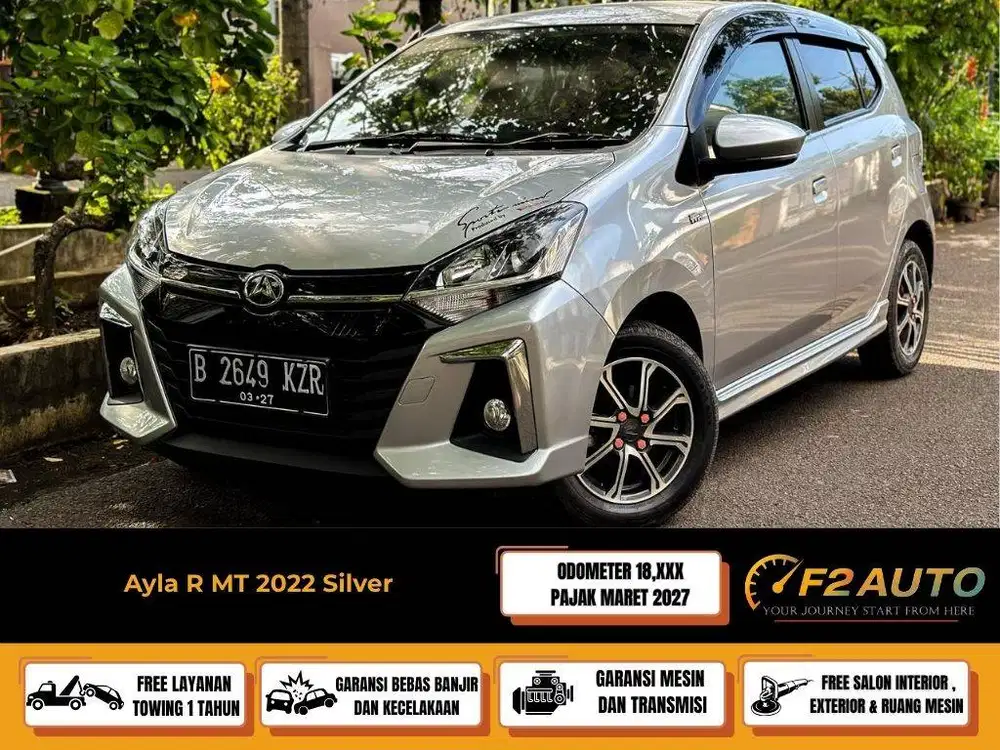Daihatsu Ayla R MT 2022 Silver