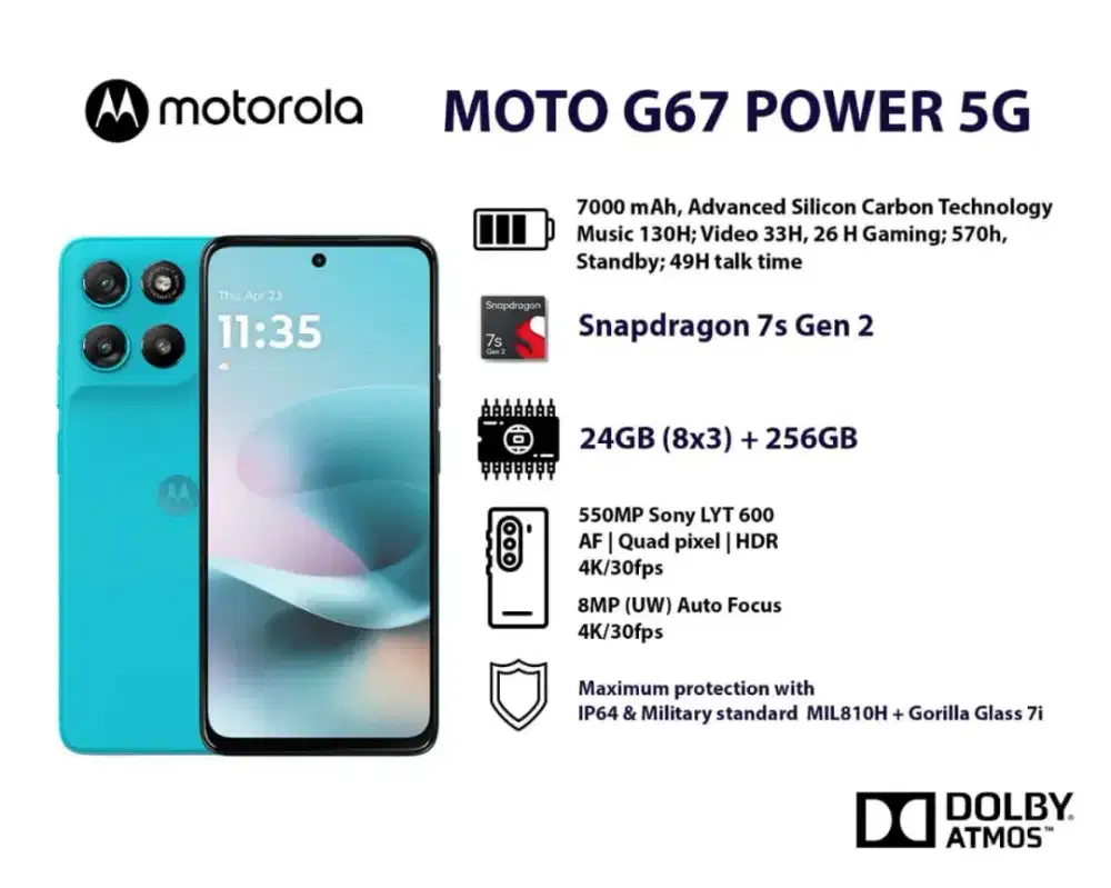 Motorola G67 8/256