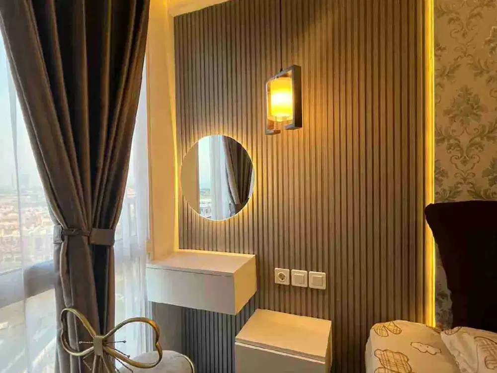 disewakan apartemen tokyo riverside pik 2 studio full furnish