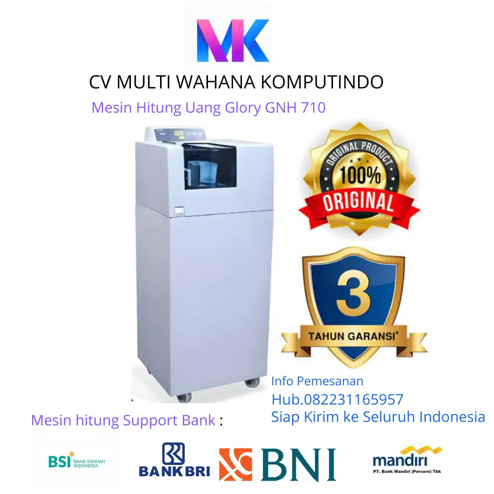 Mesin Hitung Uang Glory gnh 710 Sidoarjo