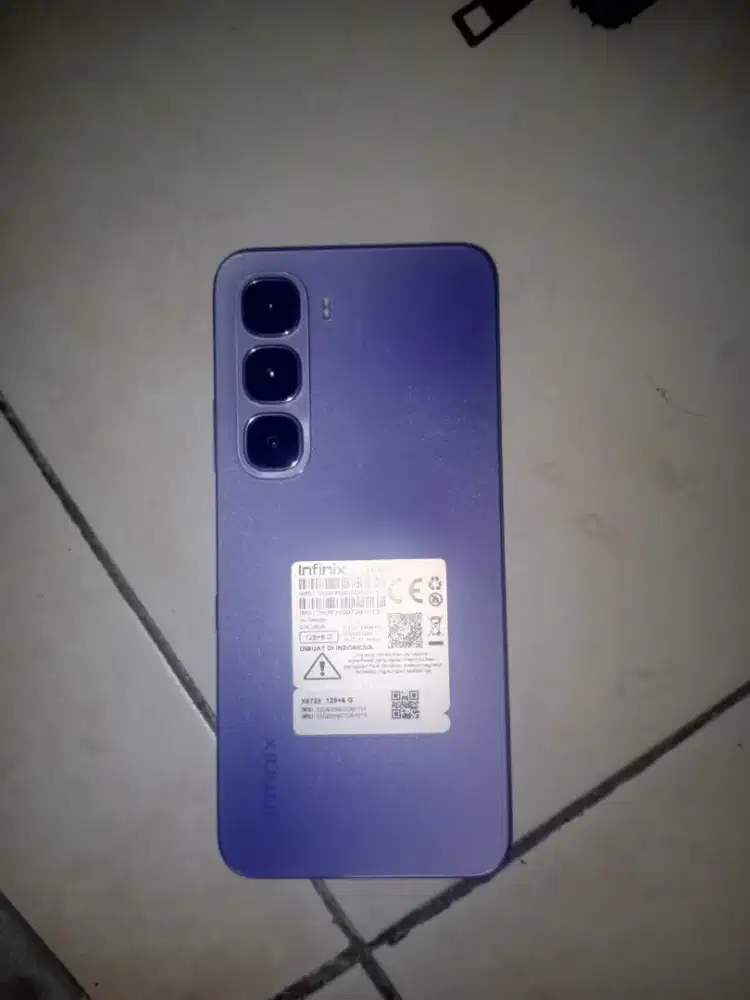 Infinix hot 60i fullset 6+6gb/128