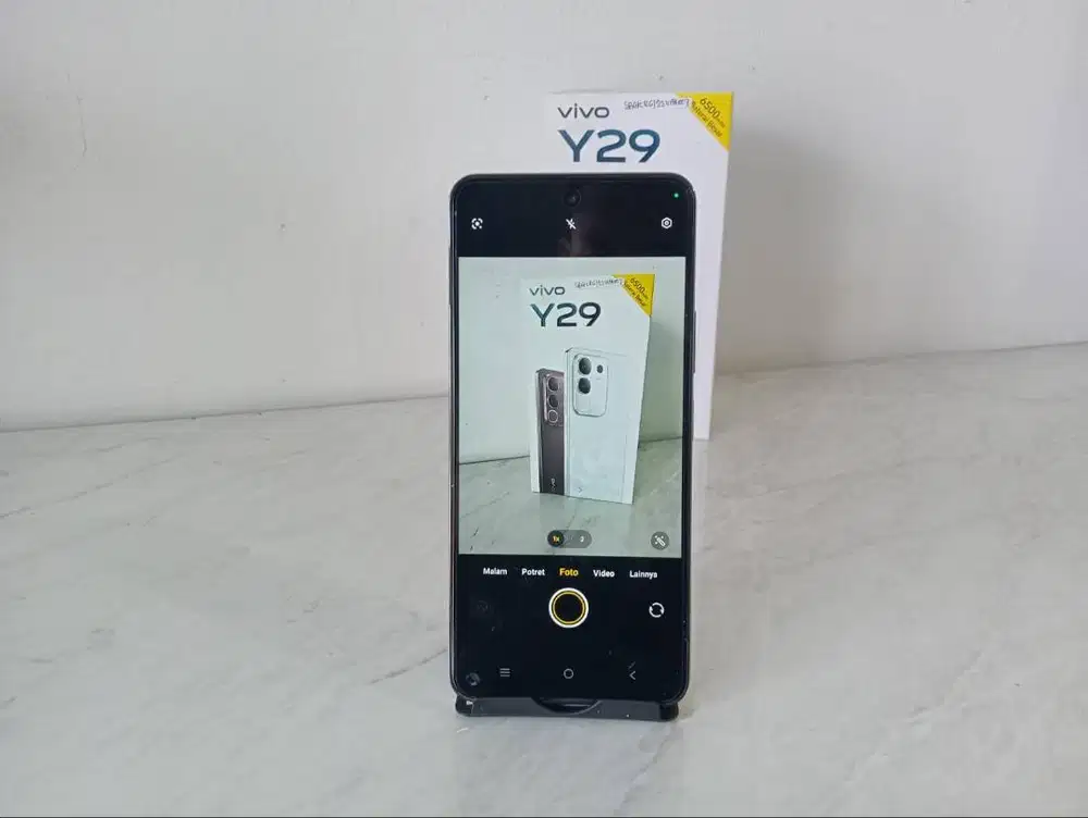 HP + Dusbox Bonus Softcase Vivo Y29 Fisik Mulus No-Minus Kamera Jernih