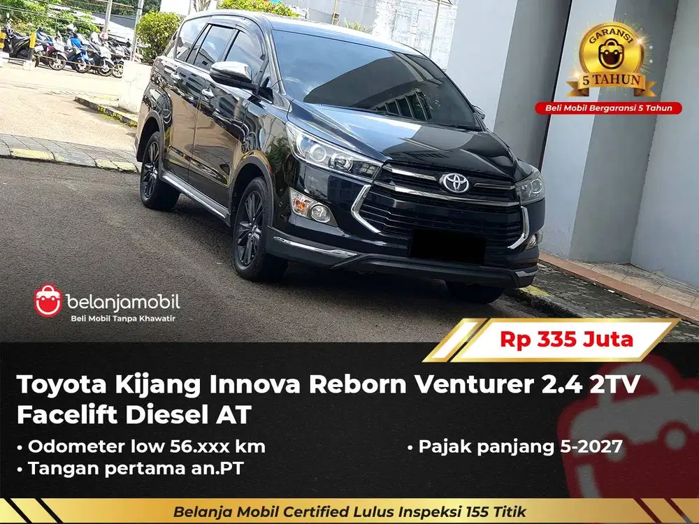 [ LOW KM ] Toyota Innova Reborn Venturer 2.4 Facelift Diesel 2018/2019