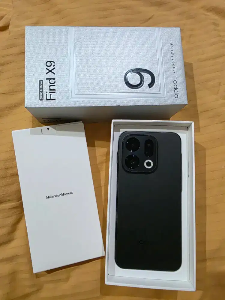 Oppo Find X9 12/256 Fullset  Bekas