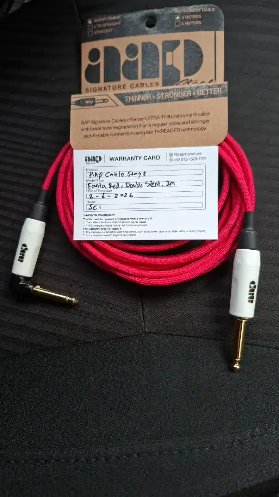 Kabel Jek Gitar sultan merk AAP