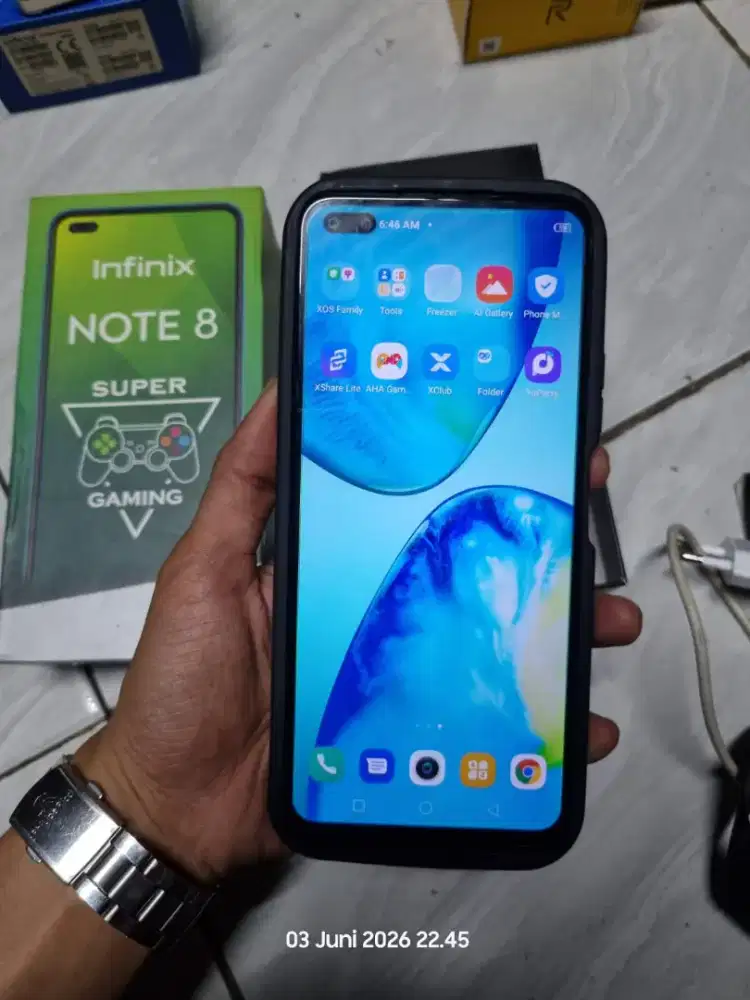 Infinix note 8 6/64 fullset