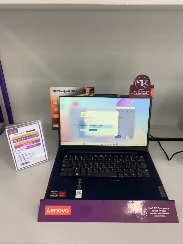cicilan laptop lenovo ideapad slim 3 ram 8