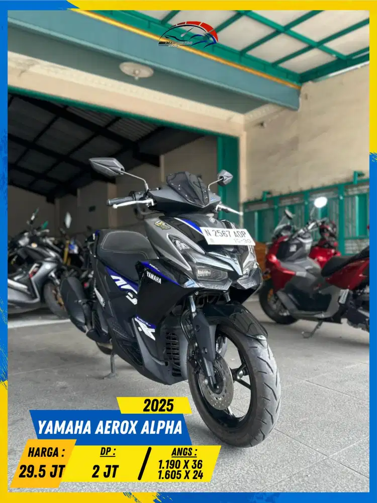YAMAHA AEROX ALPHA 2025 MESIN AMAN BOLOH HIKMAH MOTOR KEPUH MALANG
