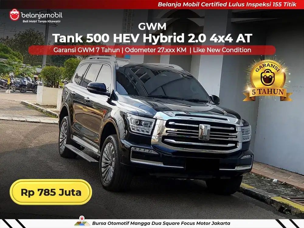 [ 4x4 ] GWM Tank 500 HEV Hybrid 2.0 AWD AT 2024 2025