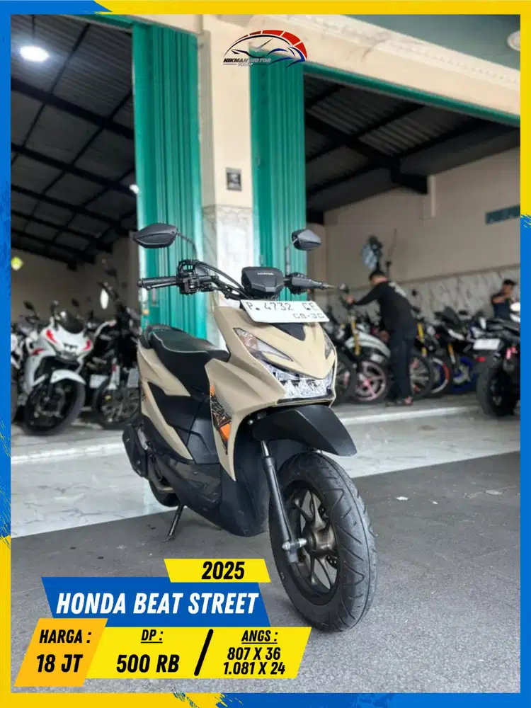 HONDA BEAT STREET 2025 PLAT P CIAMIK LURR HIKMAH MOTOR KEPUH MALANG