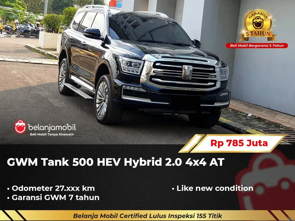 [ 4x4 ] GWM Tank 500 HEV Hybrid 2.0 AWD AT 2024/2025