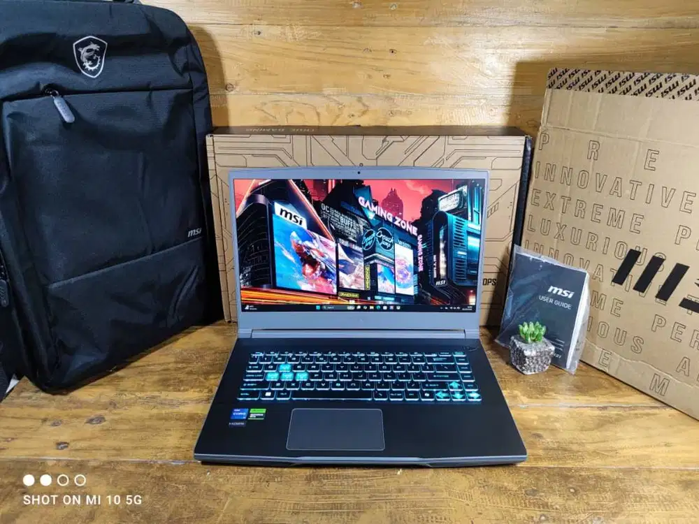 MSI Thin 15 B13UC Intel i5-13420H 8GB/512GB RTX3050 4GB FULLSET TAS