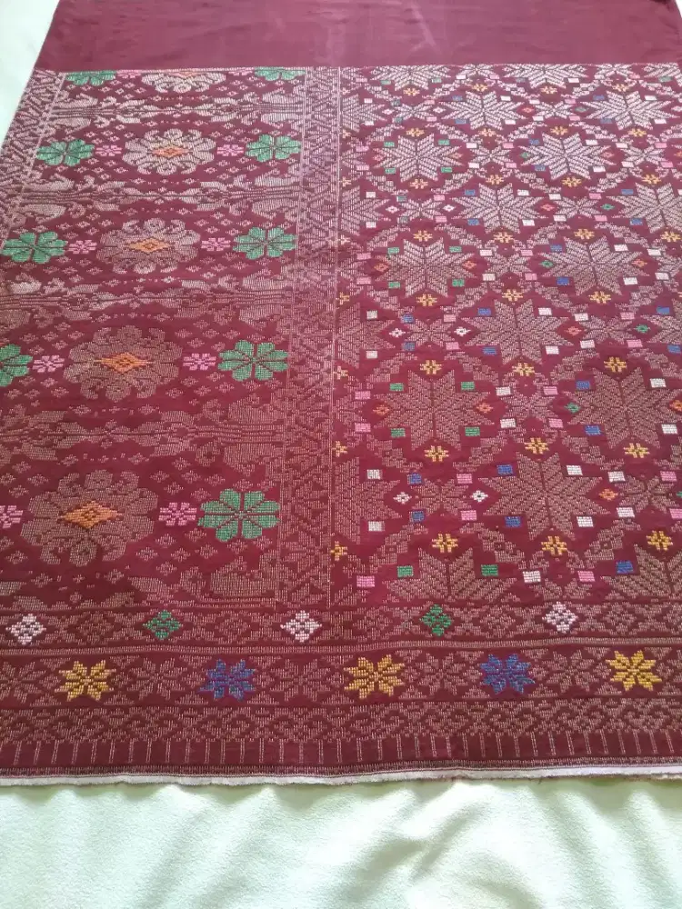 Songket tenun asli lawas bagus