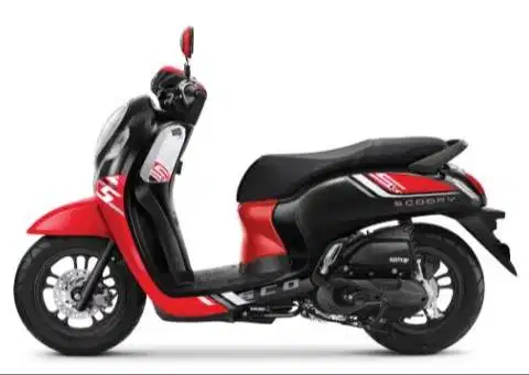 DIJUAL HONDA SCOOPY SPORTY RED DONAT TANGAN PERTAMA INDIVIDU