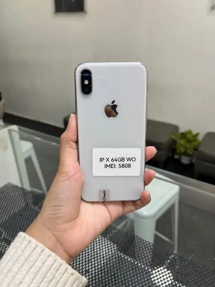 IPHONE X 64GB FULLSET,MULUS,BERGARANSI
