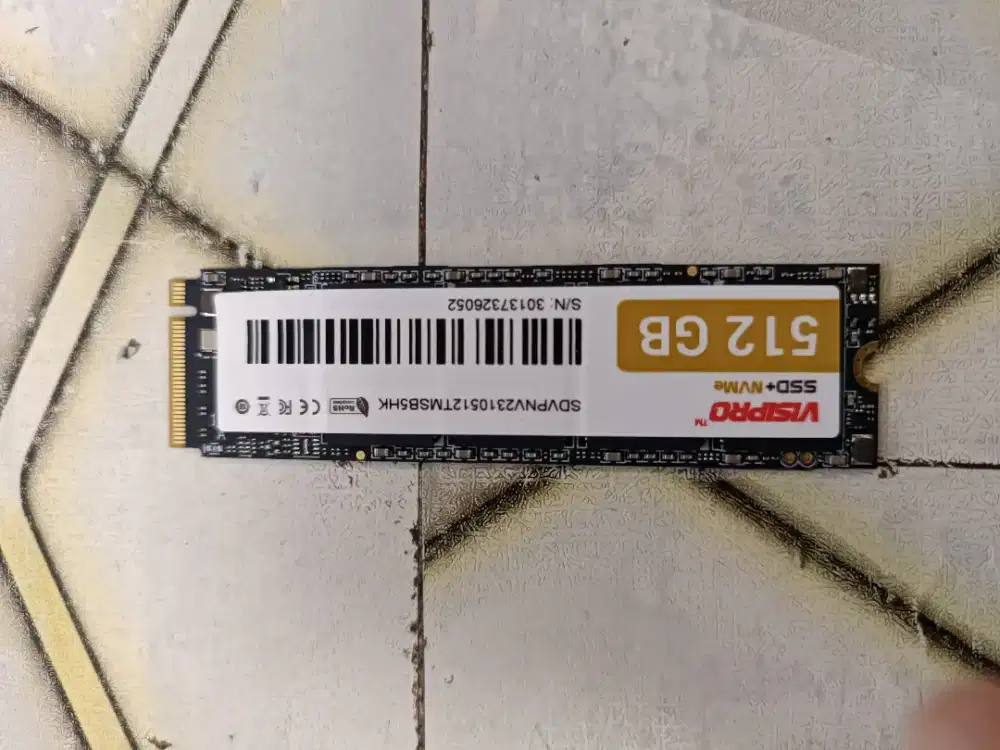 Ssd nvme 512GB visipro