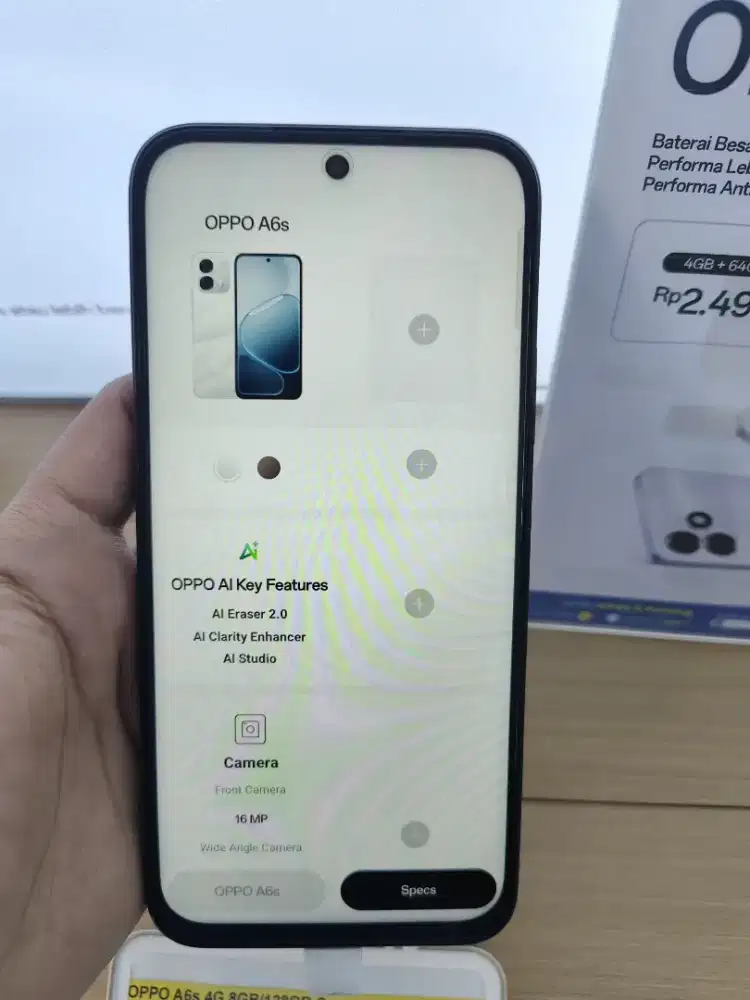 Oppo A6s 8/128GB cicilan mulai dari 0% menggunakan Kredivo
