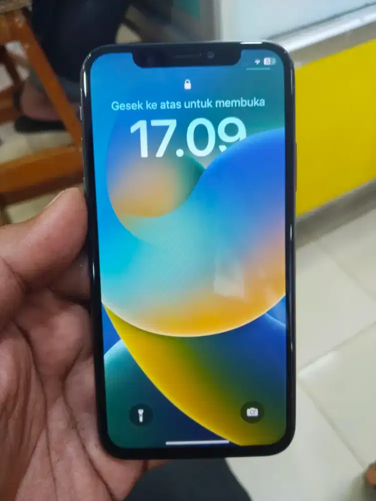 iphone X 256 inter sinyal on lengkap