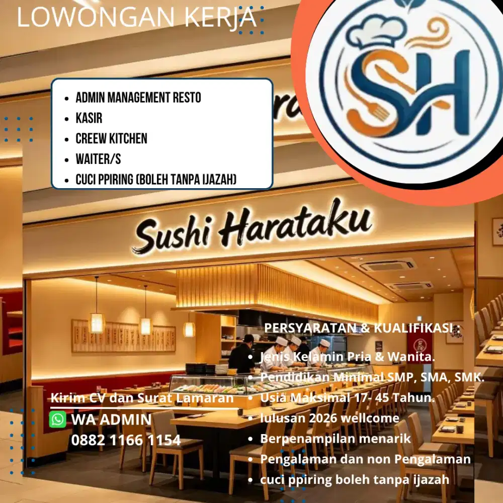 Lowongan kerja Restoran