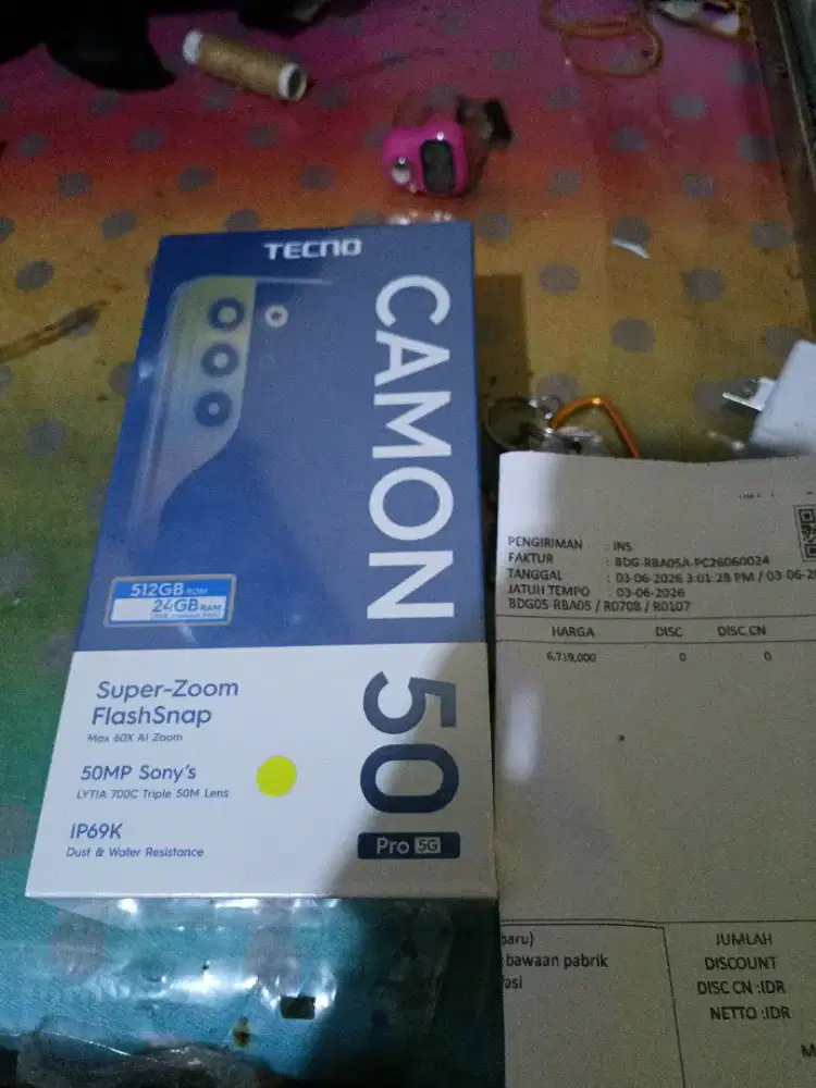 Tecno camon 50 pro 12+/512 GB