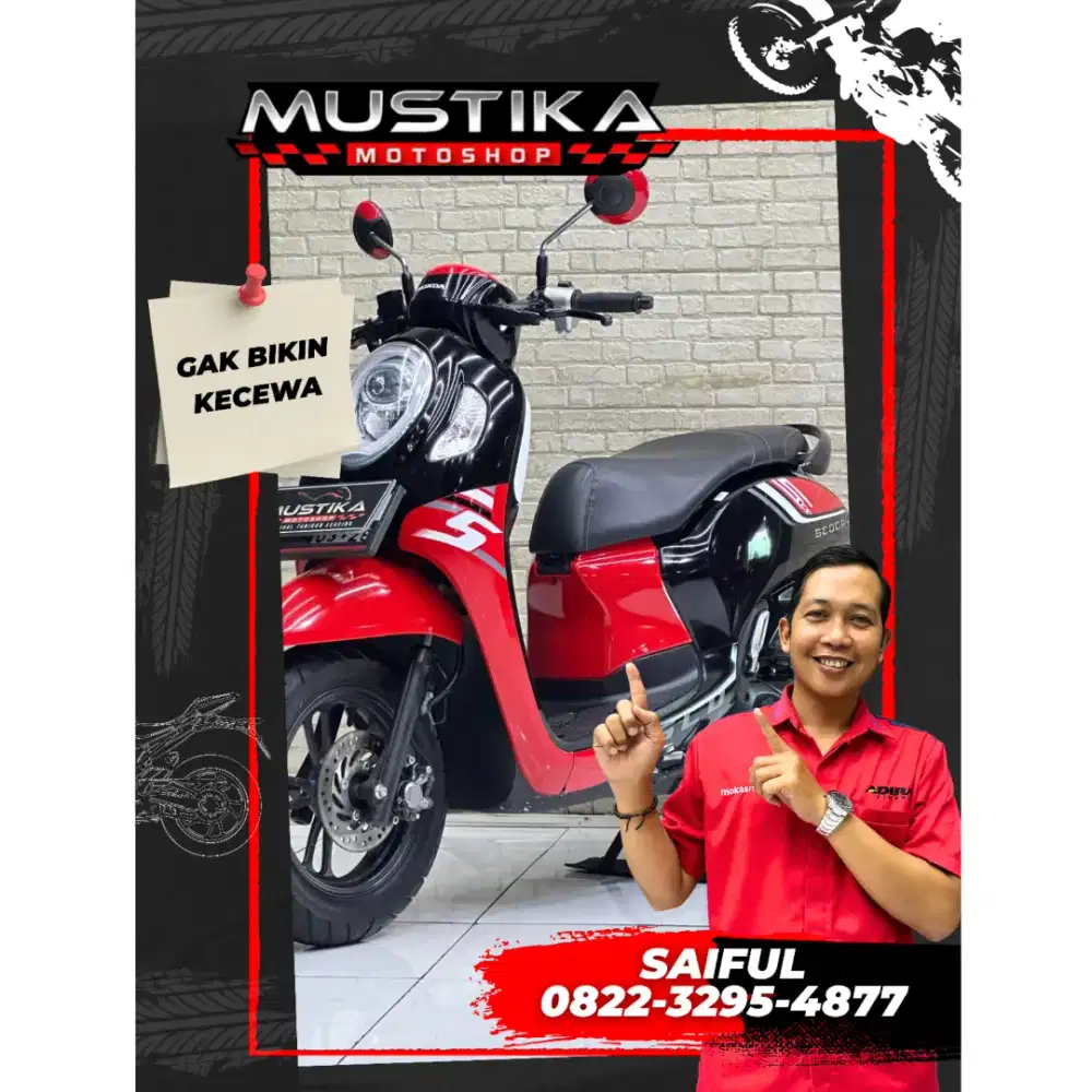 Perfect Condition!!Honda Scoopy 2023 N Asli Dp500rb Murah-Mustika