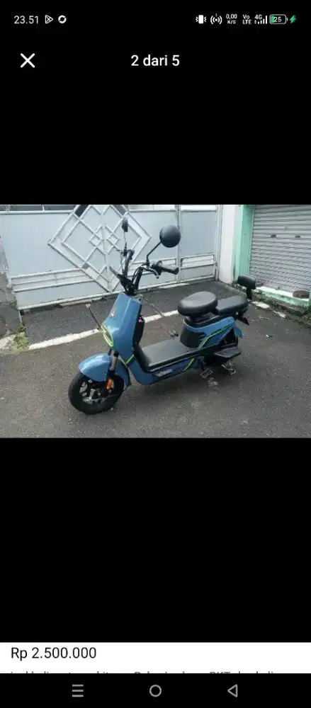 Sepeda listrik merk phoenix mulus