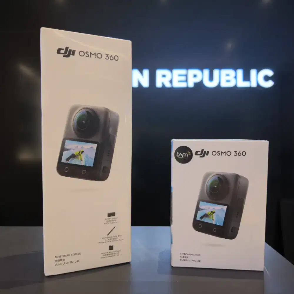 DJI OSMO 360 STANDAR DAN ADVENTURE COMBO