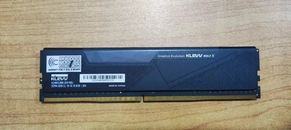 Memory RAM KLEVV 8GB DDR4 3200Mhz