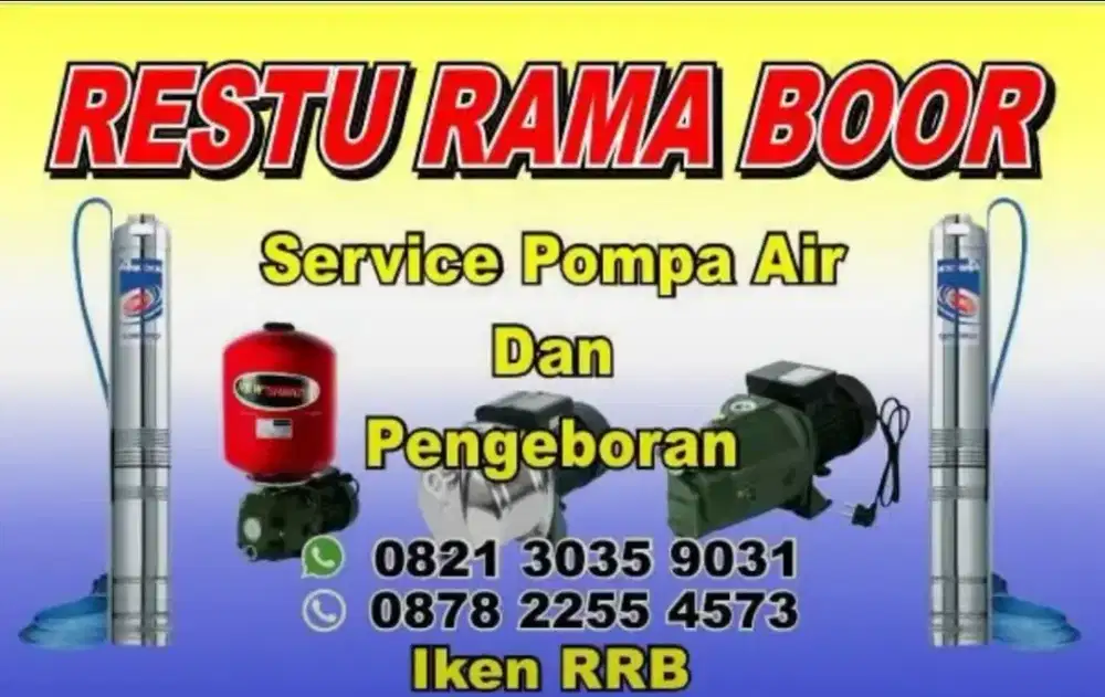 Jasa servis sanyo dan pengeboran air