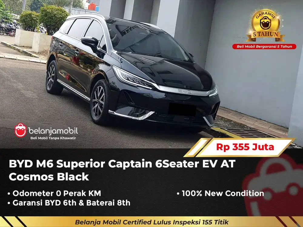 [ KM 0 ] BYD M6 M 6 Superior Captain 6Seater EV 2025/2026