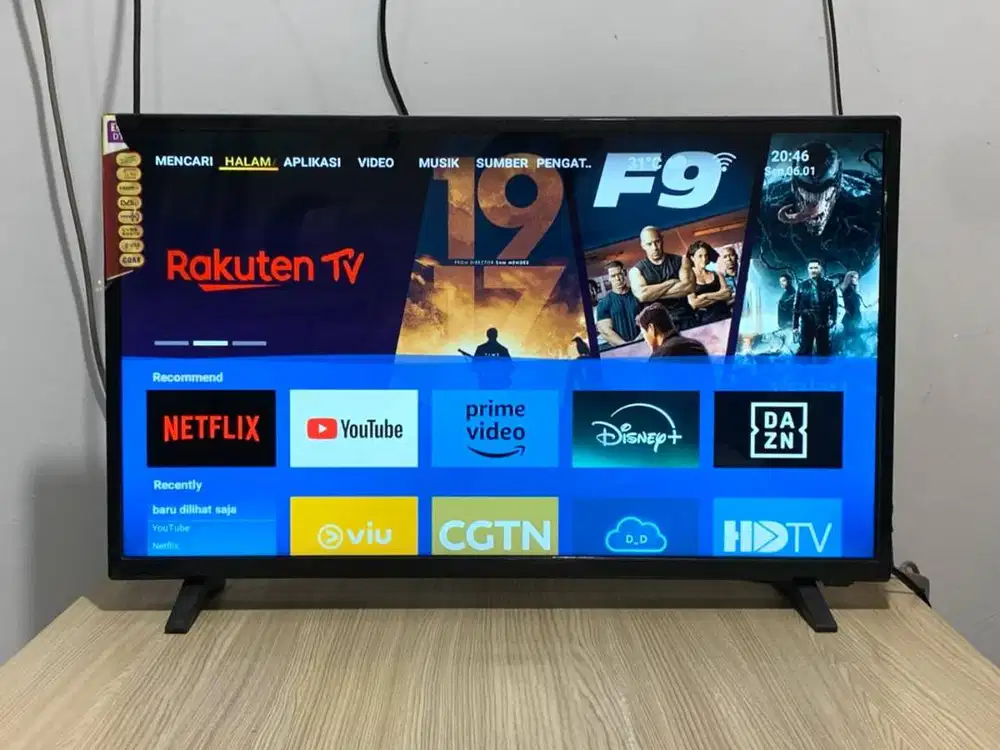 LED Smart TV Digital TV Smart TV 32 Inch Layar Full HD Jernih
