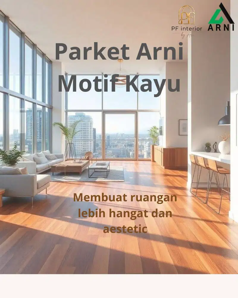 Lantai Parket Laminete Arni tebal 8mm harga per box