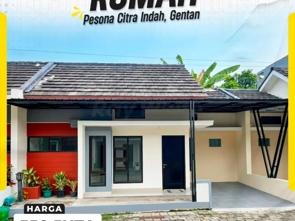 : Rumah Minimalis Modern di Pesona Citra Indah Gentan Sukoharjo Full Furnished