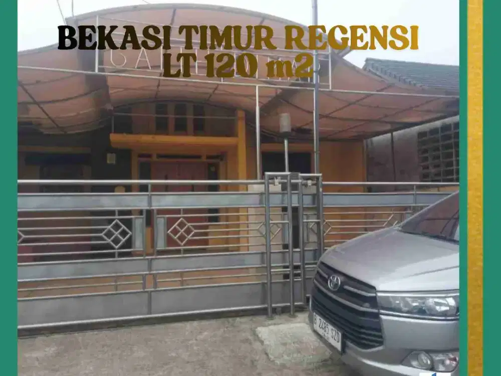 Rumah Bekasi Timur Regensi/Regency LT 120 m²