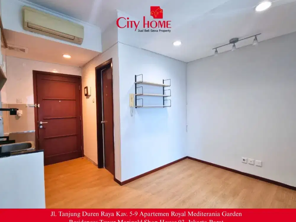 Dijual Dan Sewa  - 1 BR Unfurnished Royal Mediterania Garden Apt at Podomoro City