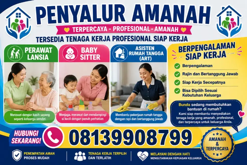 Penyalur caregiver baby sitter dan art
