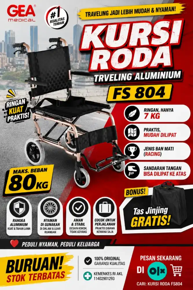 KURSI RODA FS 804 (GEA)