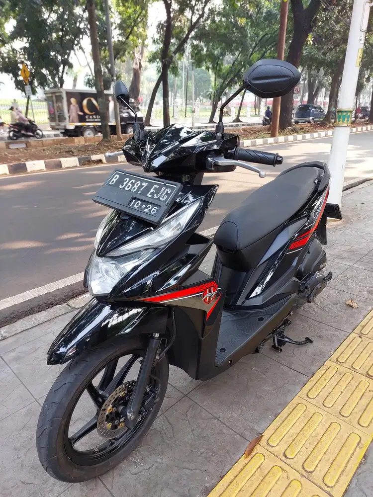 DIJUAL CASH HONDA BEAT ECO CBS FI THN 2016 PJK IDUP SIAP PAKAI