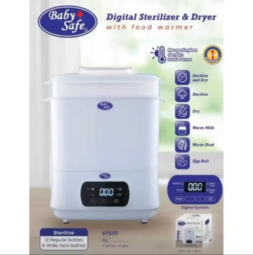 Baby Safe Multi Electric Digital Sterilizer & Dryer