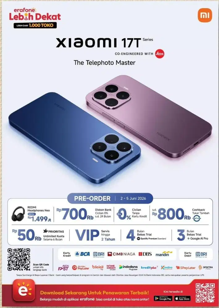 PRE ORDER XIAOMI 17T SERIES
