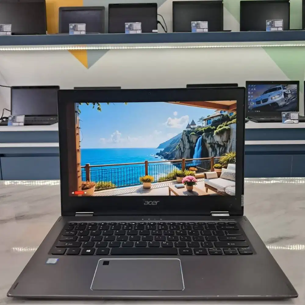 [A34] Laptop ACER 2in1 TS Flip Siap Kerja | 8GB | SSD | 14 | Bisa COD