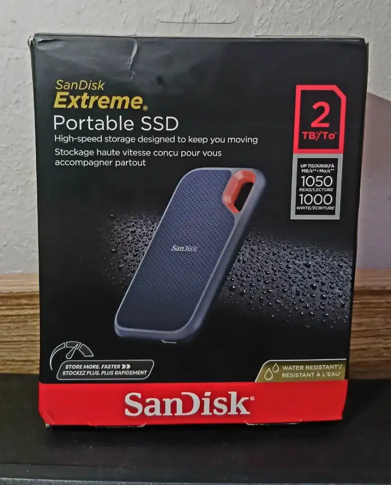 SanDisk Extreme Portable SSD 2T 1050MB/s NEW