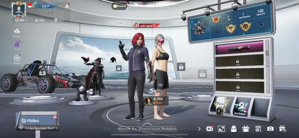 jual akun pubg mobile punya kakak saya lgi bu